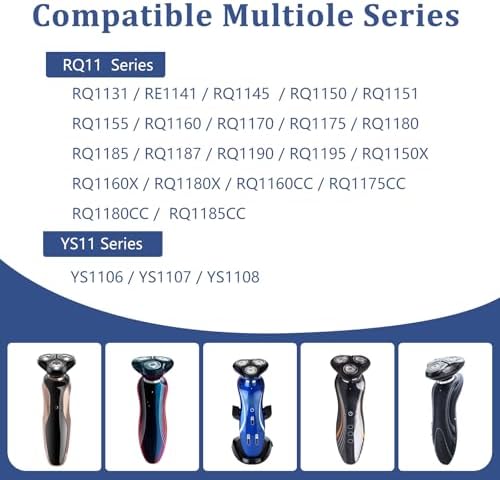RQ11 Replacement Shaver Head - New Upgraded Compatible with Philips Norelco Senso-Touch 2D 1100 Series (1150x/1160x/1170x/1180x)