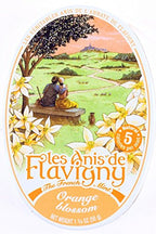 4 Pack Les Anis de Flavigny Hard Candy 1.75-ounce (50g) Tins (Orange Blossom)