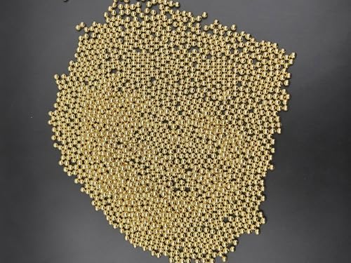Gold Pearl Sugar Sprinkles 3.9 oz, 4mm Candy Pearls Ideal for Baking, Cake and Cupcake Toppers, Cookie Decoration, Ice Cream Topping, Wedding Shower Valentines Halloween Christmas