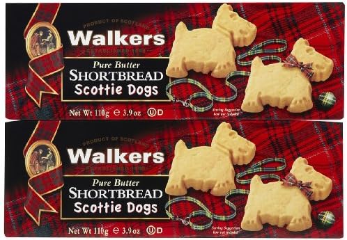 Walkers Scottie Dog Shortbread - 3.9 oz - 2 pk