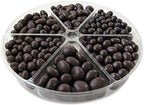Gourmet Holiday Dark Chocolate Nuts and Fruit Large Gift Tray 6-Pt by It's Delish – Christmas New Year Events Fathers Mother Day Family Parties Valentines Anniversary - Kosher Gift Box