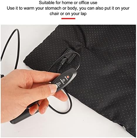USB Heating Pad with 3 Temperature Levels, Washable Heating Pad for Pets & Humans, Soft Touch Heating Mat with Leopard Print, 5V Portable Electric Cloth Heater, 18.5x14.6in