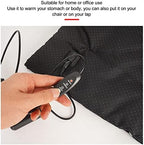 USB Heating Pad with 3 Temperature Levels, Washable Heating Pad for Pets & Humans, Soft Touch Heating Mat with Leopard Print, 5V Portable Electric Cloth Heater, 18.5x14.6in
