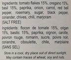 The Gourmet Collection Spice & Seasoning Blend Oregano Basil & Tomato Spice Blend Greek, Mediterranean, Italian Herb Seasoning Salt Free 156 Servings.