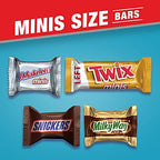 Mars SNICKERS, TWIX, 3 MUSKETEERS & MILKY WAY Individually Wrapped Variety Pack Minis Chocolate Candy Bars Bulk Assortment, 67.2 oz Bag
