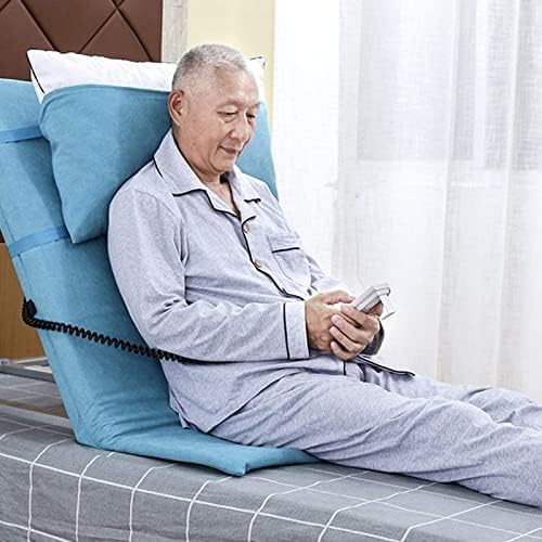 Medical Pillow Lifter,Adjustable Power Lifting Bed Backrest W/Electric Pump System,Sit-Up Back Stand Assist Aid Fits Standard Hospital Bed