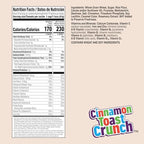 Cinnamon Toast Crunch Breakfast Cereal, Crispy Cinnamon Cereal, Giant Size, 27 oz