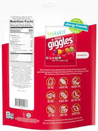 YumEarth Organic Giggles Chewy Candy - Allergy Friendly (Top 9 Free), No Artificial Dyes, Non GMO, Gluten Free, Vegan - Individually Wrapped Fruity Snack Packs - 0.5 Ounce (Pack of 10)