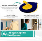CHOMP Long Handle Wall Cleaner, 5 Minute CleanWalls Extendable Wall Washer, Ceiling Cleaner, Baseboard Duster, Telescoping Dry Dust and Wet Wash Cleaning Mop with Washable Microfiber Pad