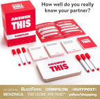 Answer This - Do You Really Know Your Partner? - Couples Game for Adults - 150 Conversation Cards for Date Night or Valentines – Anniversary or Engagement Gift