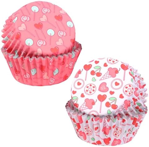 PME Valentines Foil-lined Cupcake Cases, Sweet Love (Pack of 60)