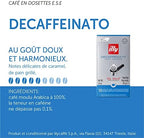 illy E.S.E. Coffee - Single-Serve Coffee Capsules & Pods – Classico Decaf Roast - Notes Of Caramel, Orange Blossom & Jasmine - For E.S.E Coffee Machines - Extraordinary Aroma & Body – 18 Count