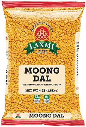 Laxmi Moong Dal (Split Mung Beans), 4 Pounds