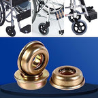 4 Pack Wheelchair Fork Bearing Replacement Bearings for Wheel Front Fork Drive Repair Parts Wheel Chair (ID 1/2 inch 12.7 * 27 * 31 MM)