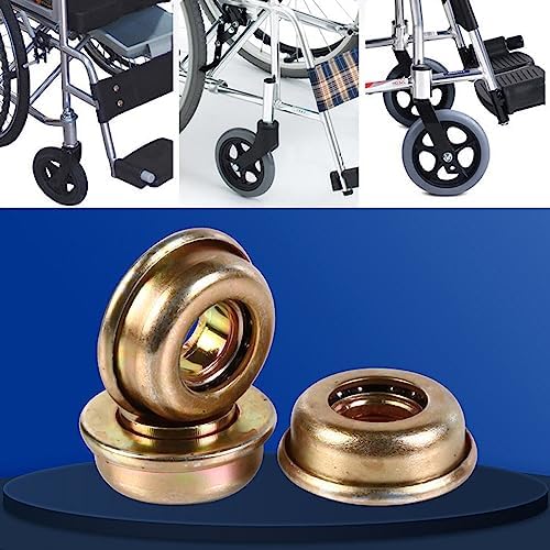 4 Pack Wheelchair Fork Bearing Replacement Bearings for Wheel Front Fork Drive Repair Parts Wheel Chair (ID 1/2 inch 12.7 * 27 * 31 MM)