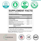 Ox Bile Supplements for No Gallbladder - Ox Bile Digestive enzymes, Purified Bile Salts, Gallbladder Supplements Complex Formula, 90 Capsules