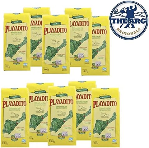 Yerba Mate Playadito 10 PACK | 1 kg. / 2.2 lbs