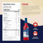 Torani Sugar Free Syrup, Cherry Flavored Syrup for Drinks, Zero Calorie, Glass Bottle with Pump Included, 25.4 Fl Oz