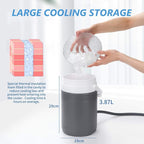 Cryo Cuff Ankle Cold Therapy Machine Kit, Cryotherapy Freeze System Portable Ankle Cold Compression Machine Cold Pack for Long-Term Relief Ankle's Injuries Pain and Post-Surgery Recovery