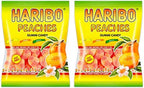 Haribo Peaches Gummi Candy 4 oz bag (2 bags 8 oz total)