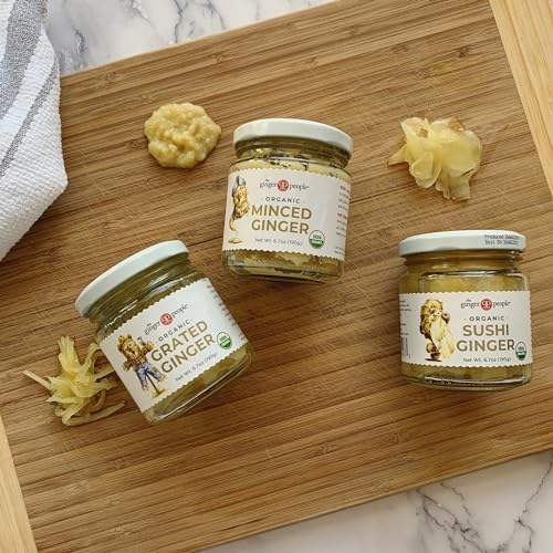 The Ginger People Organic Minced Ginger, No Artificial Ingredients, 6.7 oz (Pack of 1)