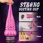 Dildo Mount for Flat-Based Sex Toys, Silicone Double Sided Suction Cup, Dildo Holder for Fantasy Monster Dildos Without Suction Cup or Grinder Sex Toys, Adult Toy for Women Men Couples