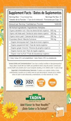 Tadin Organic Dandy Detox Tea with Dandelion Root for Liver Support, Caffeine Free Herbal Tea, 20 Tea Bags Per Box, Pack of 1