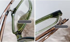 Fashion Oversized Square Computer Readers Eyeglasses Anti Eye Strain Reading Glasses Anti Blue Light Flat Light Mirror
