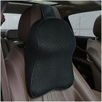 TEMKIN W Memory Foam Car Neck Pillow Headrest Seat Head Lumbar Support Protector Breathable Car Pillow Waist Rest Pillow Seat Back Rest Y (Color : Headrest 1)