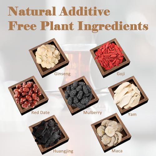 Kidney Tea Formula Ginseng Six Treasure Tea - Pure Natural Chinese Traditional Herbal Ginseng Six Treasure Kidney Detoxification Purification Tea Bag, Contains 7 Precious ingredient Formulas （30 bags/1 Pack)