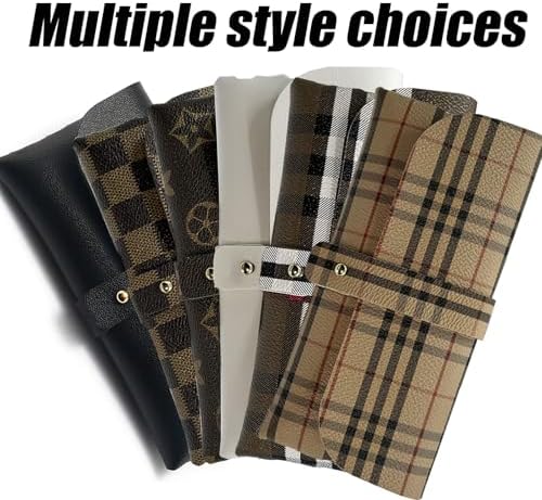 Glasses storage bag Travel sunglasses myopia glasses storage bag Fashion leather storage bag
