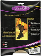GABRIALLA Sheer Graduated Compression Knee High Stockings 3 Pack (23-30 mmHg) H-180: XX-Large Nude