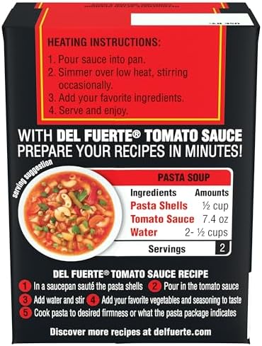 Del Fuerte Tomato Sauce, 7.4-Ounce (Pack of 24)