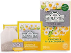 Ahmad Teas - Camomile & Lemongrass 1.4oz - 20 Tea Bags, Brown