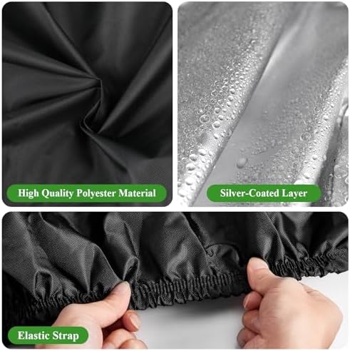Mobility Scooter Cover,Waterproof Wheelchair Cover for Storage,Mobility Scooter Accessories for All-Weather Outdoor Protection Dust Covers - 55"x 26" x 36" (L x W x H)