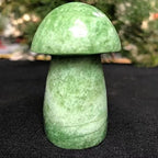 Crystal Healing Meditation Decoration Mushrooms Figurine Natural Stones Carved Crafts Decor Quartz Healing Crystal Reiki Statue Trinket Gift Gems Home Ornament Home Decoration