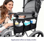Wheelchair storage bag Wheelchair suspension bag armrest suspension bag Elderly walking aid suspension bag Disabled walking aid manual crutch suspension bag Rehabilitation booster storage bag