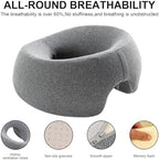 Face Down Pillow Massage Headrest for Bed Ergonomic Memory Foam Massage Pillow Face Down for Sleeping,Spa, Napping & Skincare, Eye Surgery Recovery,Relieves Neck Pain,etc