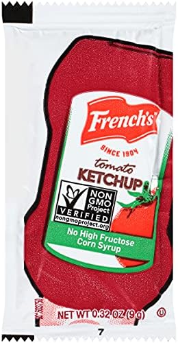French's Tomato Ketchup Packets, 1000 count - One Box of 1000 Individual Ketchup Packets, Perfect for Takeout Orders and Condiment Stations