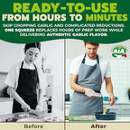 IA Garlic Paste Ready to Use, 1 tube of 3.17oz (90g), Versatile in the Kitchen, Great for Pasta, Sauces and Many Recipes, Gluten-Free, Recyclable and Anti-Waste Packaging