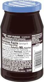 Smucker's Sugar Free Hot Fudge Topping, 11.75 Ounces (Pack of 6)