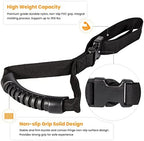 E-cowlboy Auto Cane Grab Bar - Portable Standing Aid Nylon Grip Mobility Assist Device (Black, 2 Pack)