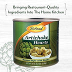 Roland Foods Roman Style Artichoke Hearts with Stalks, Specialty Imported Food, 5 Pound 8.2 Ounce Can, Pack of 1