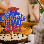 Congrats Grad Cake Topper 2025,Graduation Decorations 2025,Congratulation Graduation Party Decoration Supplies 2025
