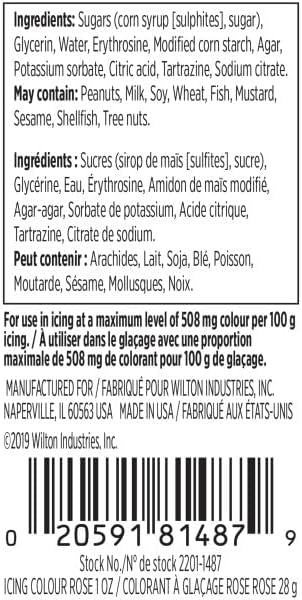 Wilton Pastel Icing Color, Rose, 1 Ounce