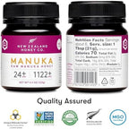 New Zealand Honey Co. Raw Manuka Honey UMF 24+ / MGO 1122+ | 4.4oz | 125g | Medical Grade Raw Honey