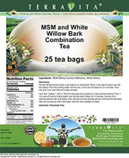 MSM and White Willow Bark Combination Tea (25 tea bags, ZIN: 512929)