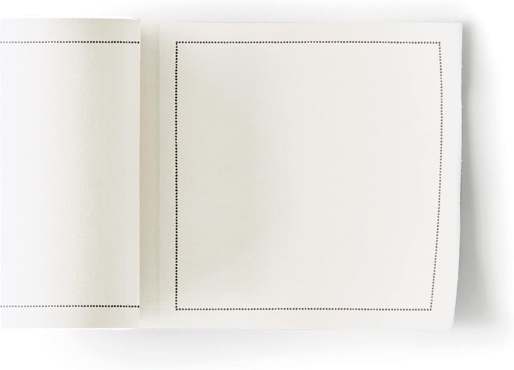 My Drap Basics Cotton Cocktail Napkin, 50 Per Roll, Cream, 4.3 x 4.3 Inch