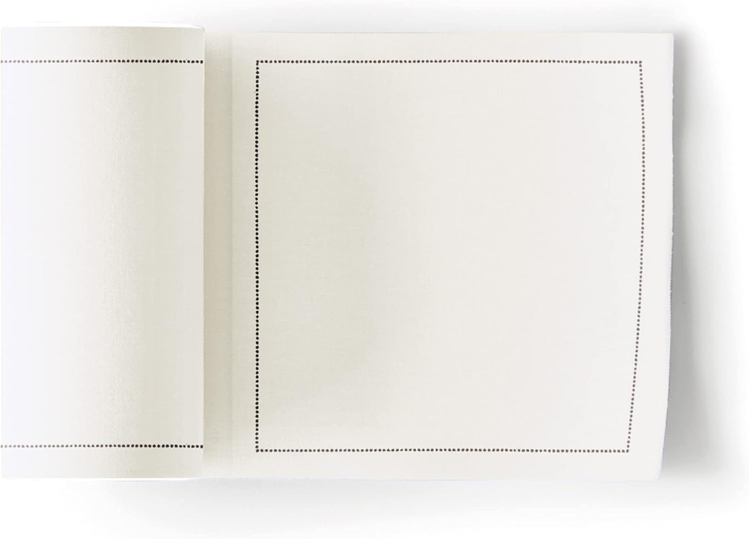 My Drap Basics Cotton Cocktail Napkin, 50 Per Roll, Cream, 4.3 x 4.3 Inch