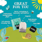 Clipper Tea Peppermint Teabags – Caffeine Free, USDA Organic, Great Hot or Iced – Sweet, Refreshing, Natural, Fair & Delicious Sweet – 250 Tea Bags
